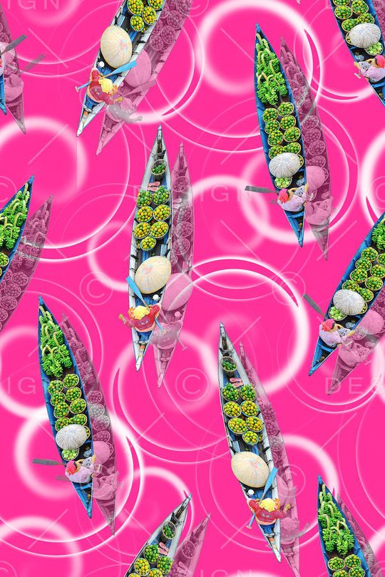 抽象印花华亿平台图片