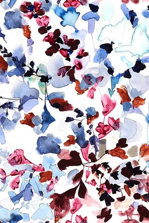 热带植物印花华亿平台图片