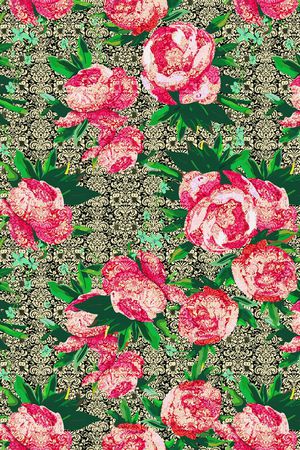 丝绸印花华亿平台图片