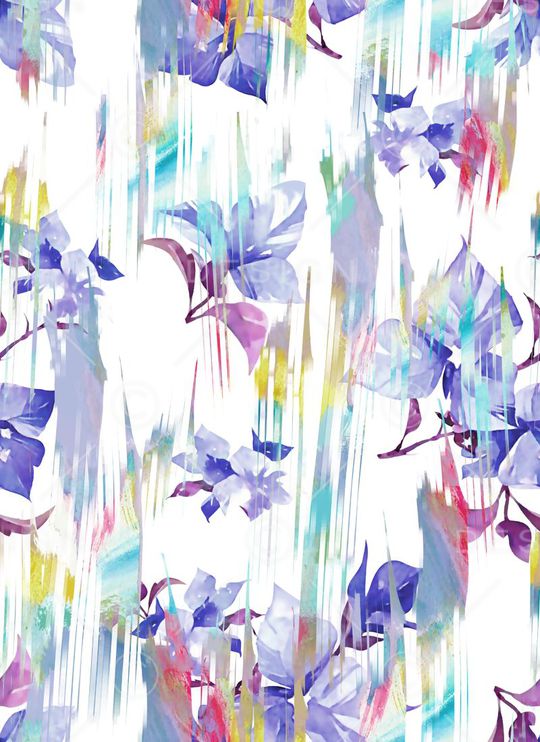 抽象几何清爽梦幻艺术平底立体手绘满版最新高清数码蕾丝民族中国风绣花珠宝肌理时尚潮

流大牌复古欧美风水彩花卉印花华亿平台图片