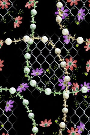 格子印花华亿平台图片