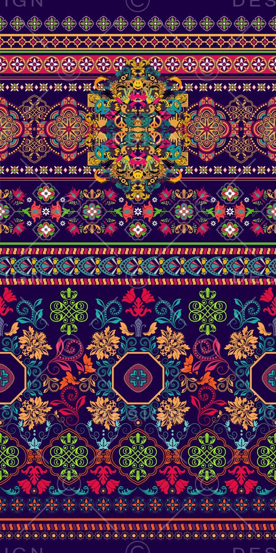 波西米亚印花华亿平台图片