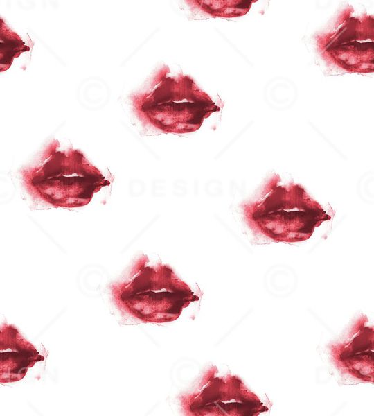 嘴唇印花华亿平台图片