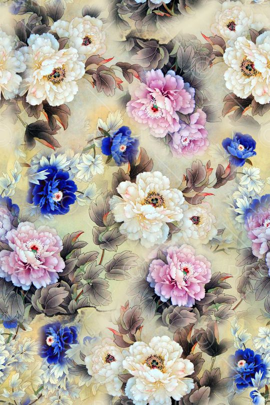 面料花印花华亿平台图片