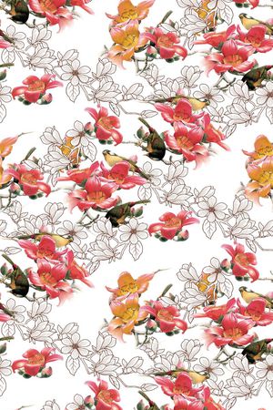 男装女装图案印花华亿平台图片