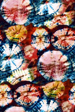 扎染华亿平台印花华亿平台图片