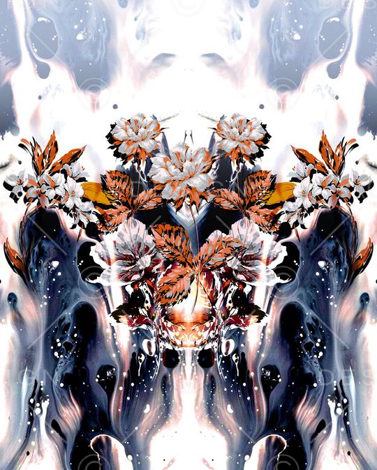 花朵印花华亿平台图片