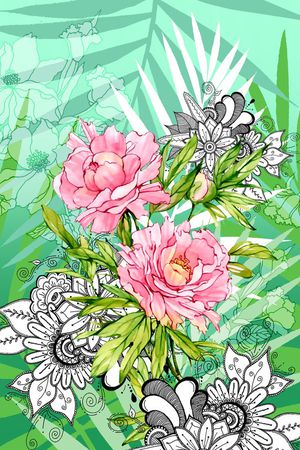 花朵印花华亿平台图片