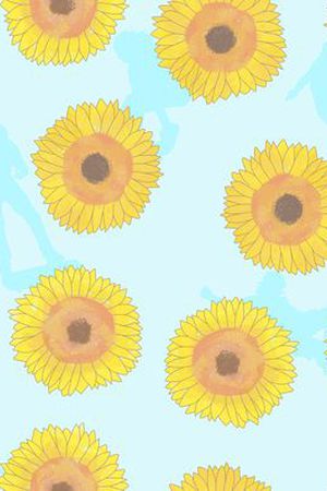 向日葵印花华亿平台图片