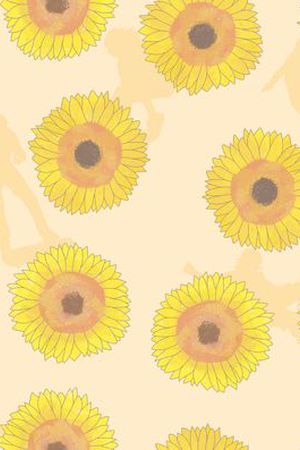 向日葵印花华亿平台图片