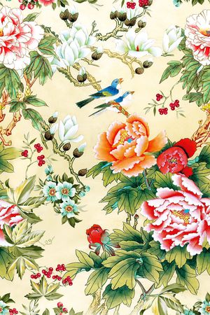 鹦鹉印花华亿平台图片