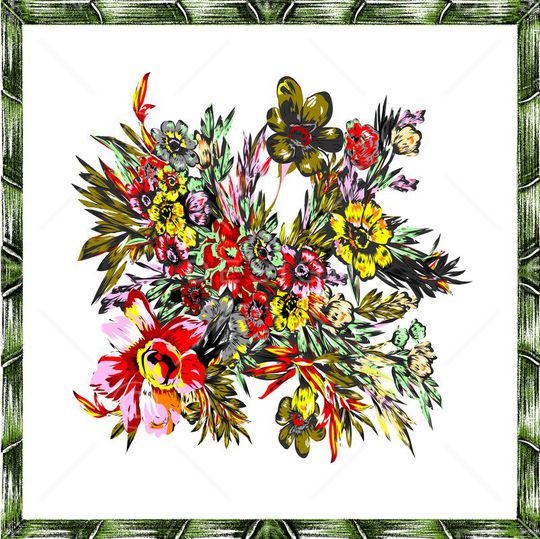 定位花印花华亿平台图片