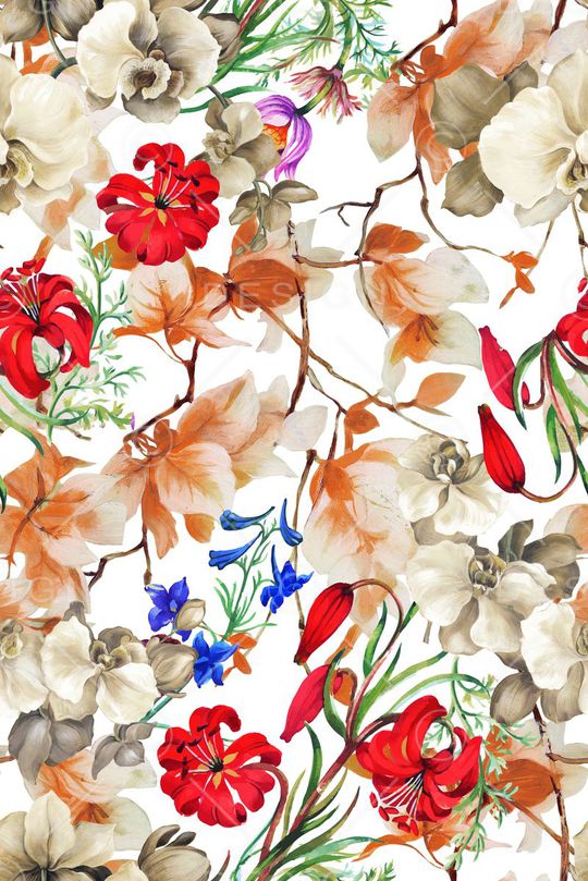 花朵印花华亿平台图片