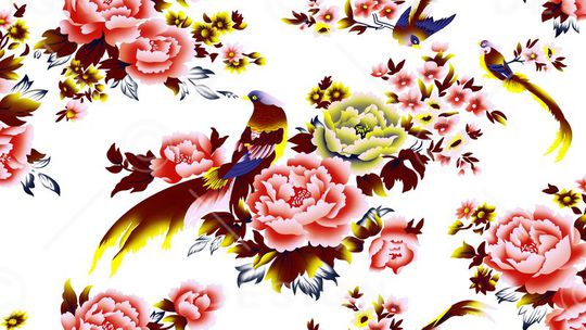 乱花印花华亿平台图片