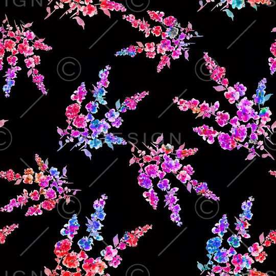 大黑底印花华亿平台图片