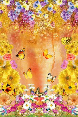 牡丹印花华亿平台图片