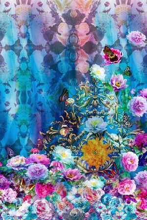 男装女装图案印花华亿平台图片