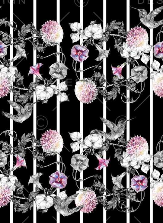 绣球花印花华亿平台图片