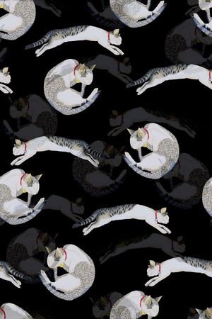 猫印花华亿平台图片