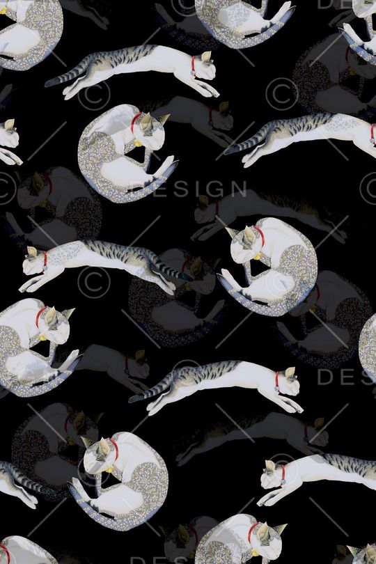 猫印花华亿平台图片