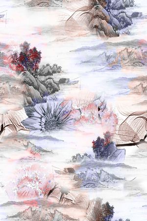 休闲时尚印花华亿平台图片