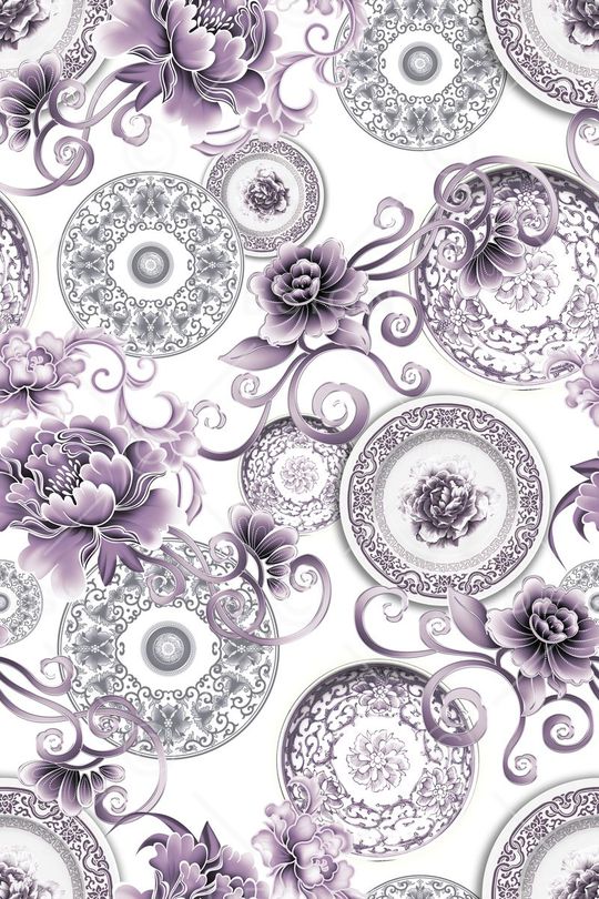 中国风印花华亿平台图片