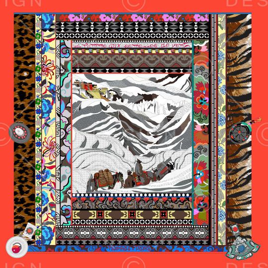 流行印花华亿平台图片