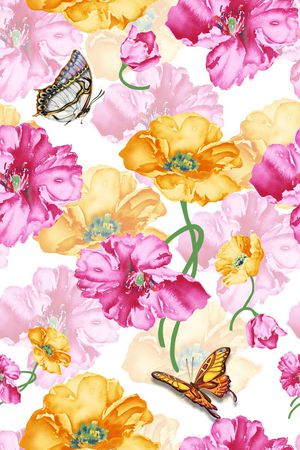 花朵印花华亿平台图片