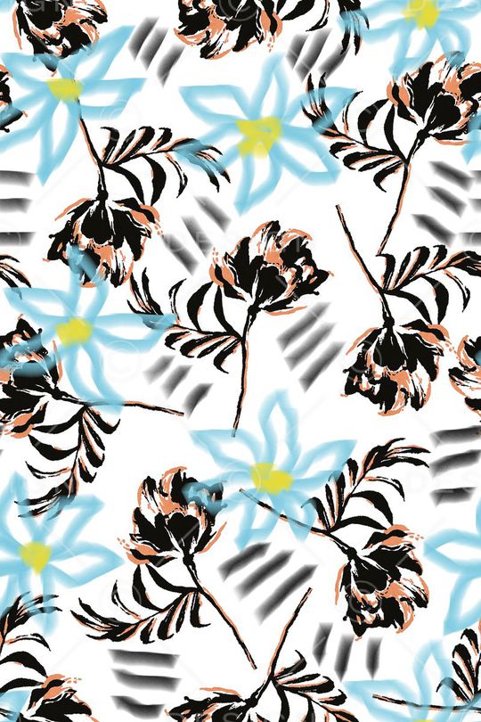 手绘印花华亿平台图片