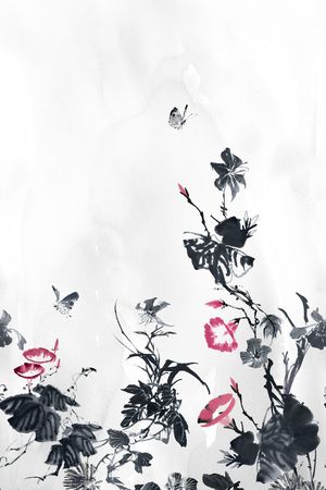 中国风印花华亿平台图片