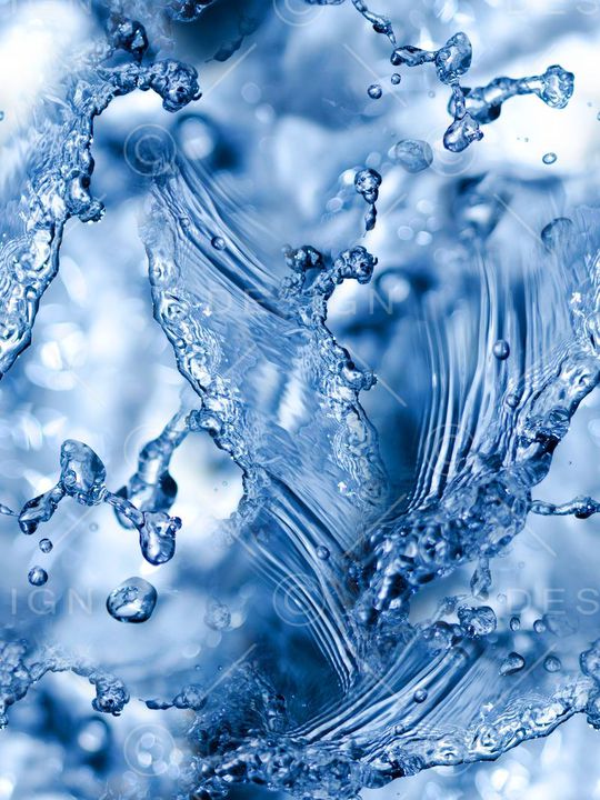 MAX-抽象自然风景印花华亿平台图片