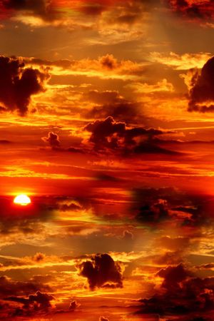 MAX-抽象自然风景印花华亿平台图片