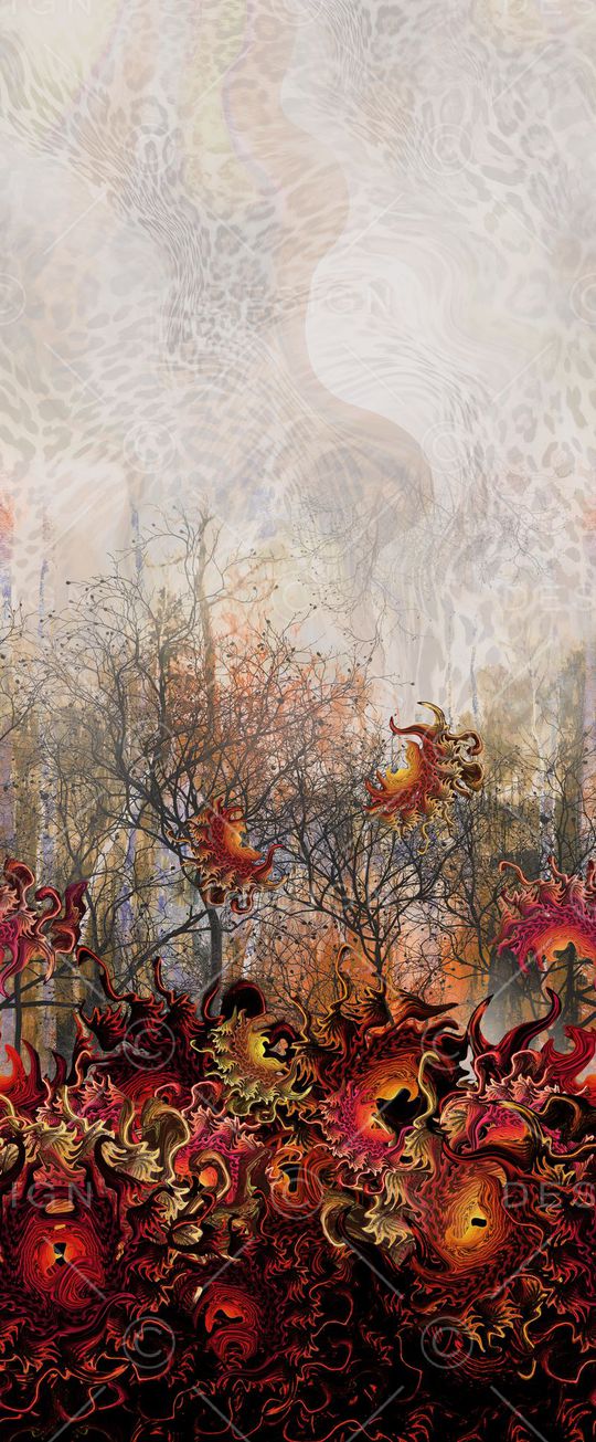 抽象印花华亿平台图片