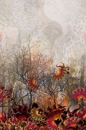 抽象印花华亿平台图片