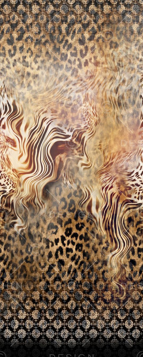 豹纹印花华亿平台图片