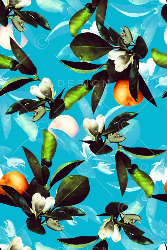 水果花印花华亿平台图片