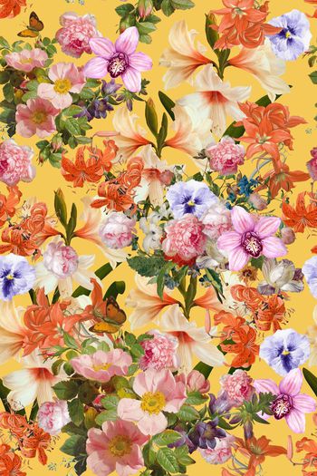 玫瑰印花华亿平台图片