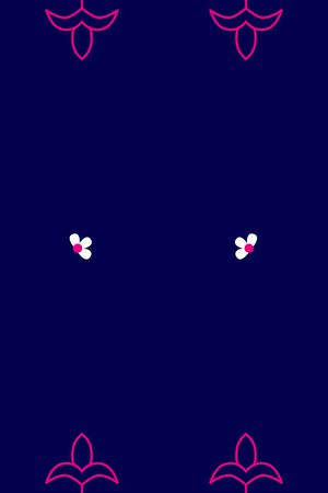 双边定位裙边花设计印花华亿平台图片