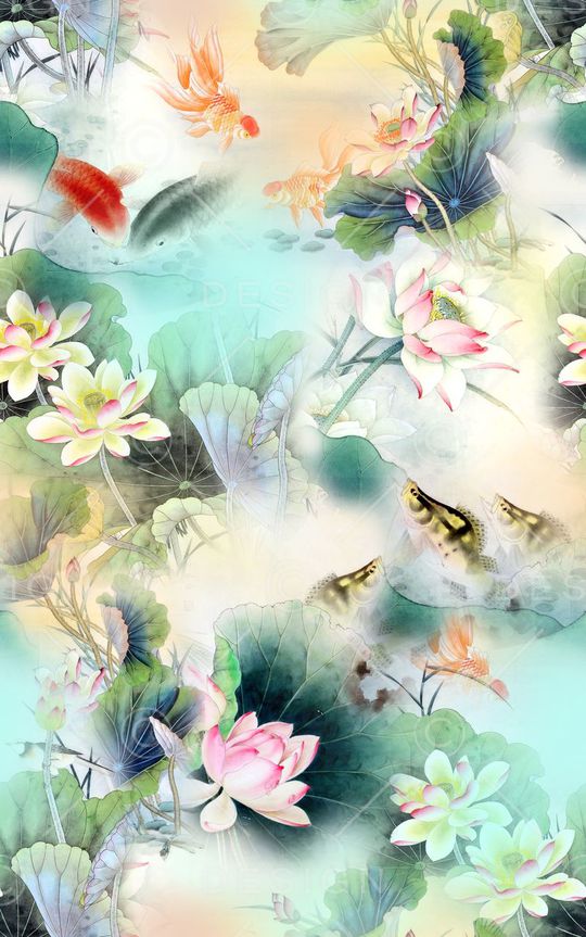 中国风印花华亿平台图片