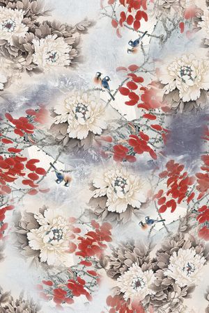 面料花印花华亿平台图片