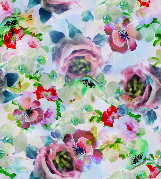 清新印花华亿平台图片