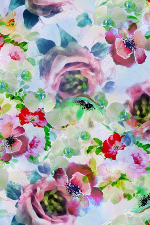 清新印花华亿平台图片