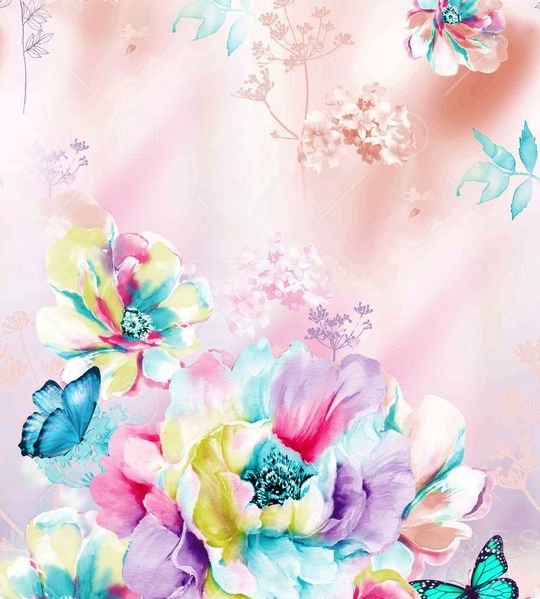 花朵印花华亿平台图片