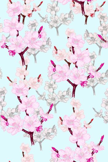 606097-手绘花卉女装13blue