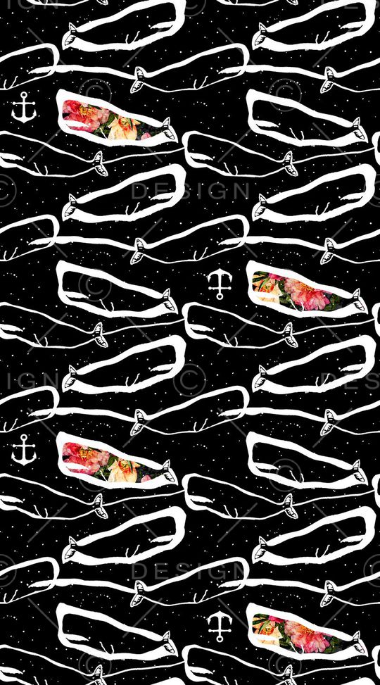 抽象鲨鱼印花华亿平台图片