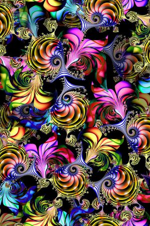 抽象印花华亿平台图片