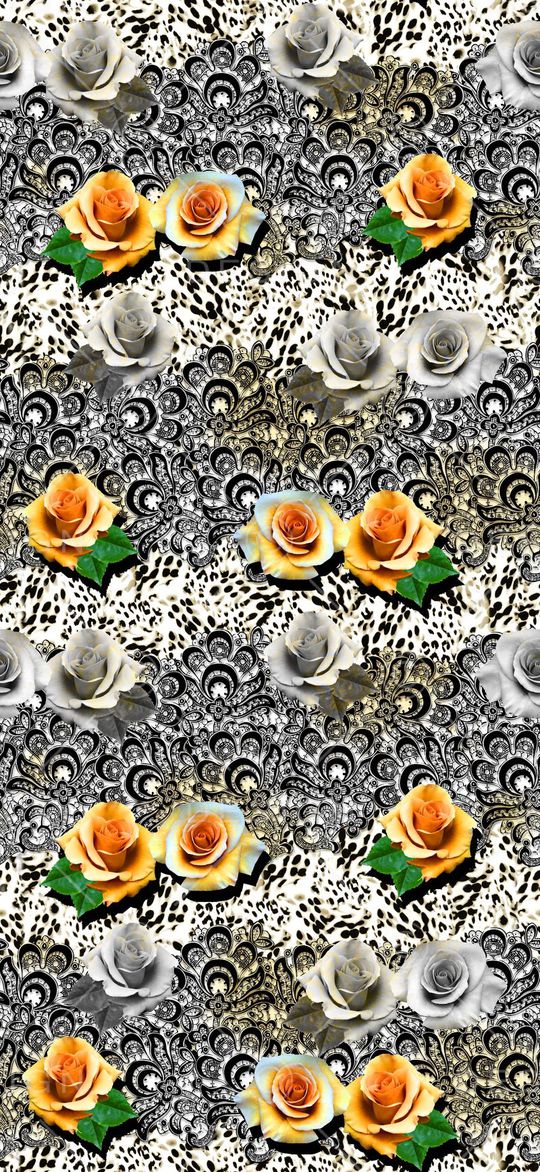 抽象几何清爽梦幻艺术平底立体手绘满版最新高清数码蕾丝民族中国风绣花珠宝肌理时尚潮

流大牌复古欧美风玫瑰花卉印花华亿平台图片