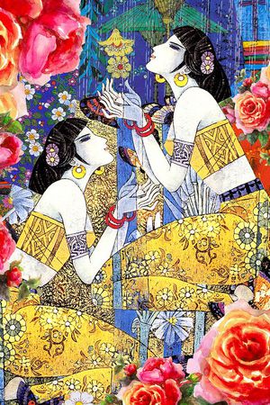 民族风印花华亿平台图片