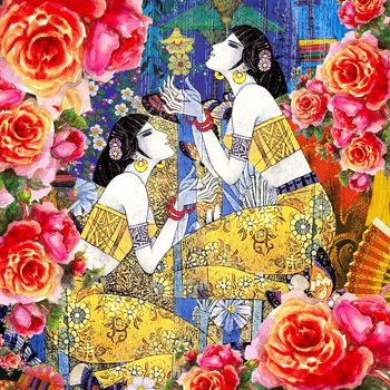 民族风印花华亿平台图片