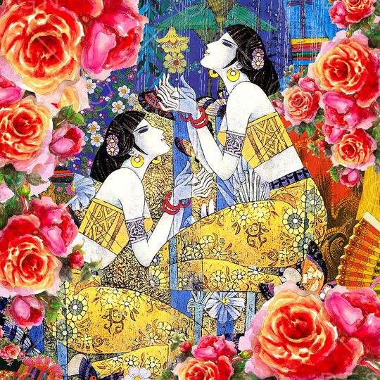 民族风印花华亿平台图片